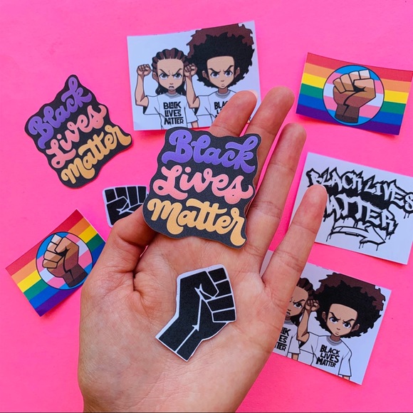 ✨10pcs BLACK LIVES MATTER STICKER PACK✨ - Picture 2 of 3